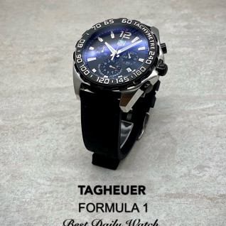 태그호이어 뉴포뮬러 1  크로노그래프 터프베젤 블랙다이얼 | 명품 레플리카