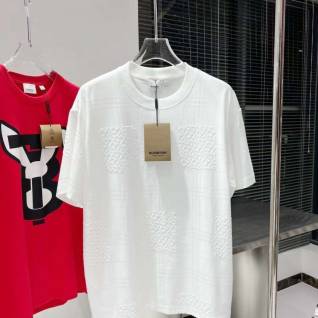 23SS 버버리 체크 엠보 로고 티셔츠 | 명품 레플리카
