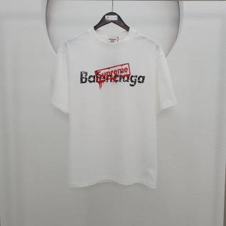발렌시아가 레플리카 Supreme 빈티지 로고 프린팅 티셔츠 | 명품 레플리카