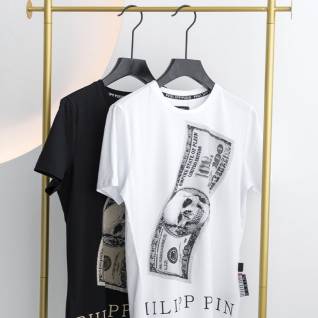 필립플레인 레플리카 수입고급 달러 닷 프린트 실켓 라운드 티셔츠 | 명품 레플리카