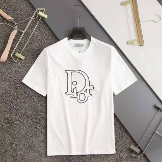 디올 레플리카 스티치 로고 라운드 티셔츠 | 명품 레플리카