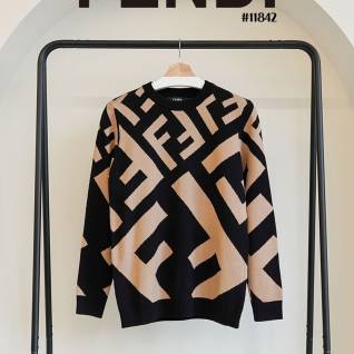 펜디 레플리카 그라데이션 FF로고 자카드 라운드 니트 스웨터 | 명품 레플리카