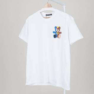 크롬하츠 레플리카 펜디 남여공용 배드 베어 그래픽 코튼 티셔츠 | 명품 레플리카