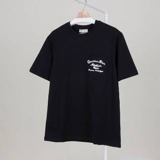 크리스찬 디올 레플리카 아틀리에 자수 로고 코튼 티셔츠 | 명품 레플리카